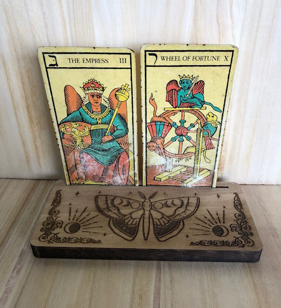 Expositor Cartas del Tarot Polilla